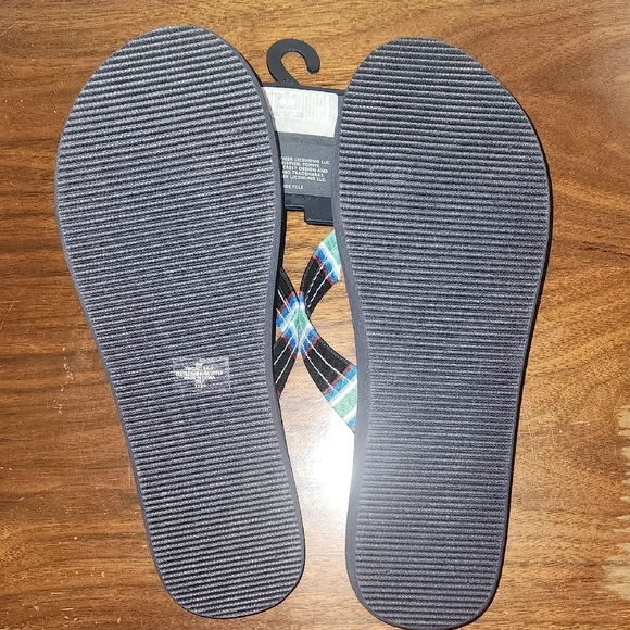 Tommy Hilfiger Navy Flip Flops - Picture 3 of 3